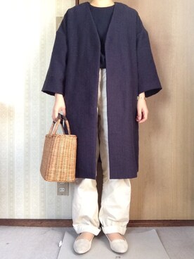 「induna（インデュナ）のアイテム」を使った、きくさん（レディース・150cm）の春コーディネート