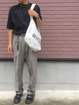 「HARE（ハレ）のアイテム（キーケース/キーアクセサリー）」を使った、たぁさん（メンズ・177cm）の秋コーディネート