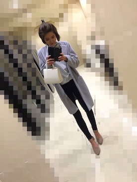 「GRL（グレイル）のカットオフストレッチスキニーパンツ（その他パンツ）」を使った、ひーこ。さん（レディース・160cm）の春コーディネート