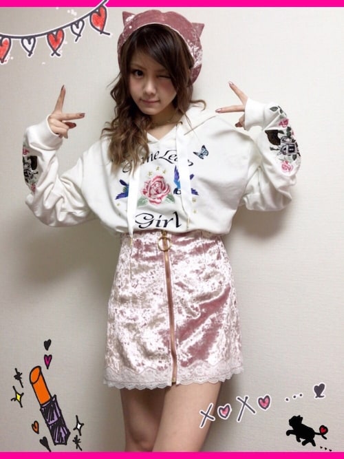 田中れいな One Spoのパーカーを使ったコーディネート Wear