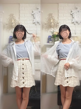「女子大生」｜♥shion♥さん（レディース・165cm）の春コーディネート