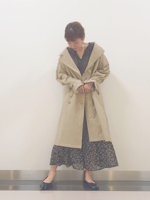 Mitsuhashi Kaho Wcloset ららぽーとtokyo Bay店 W Closetのトレンチコートを使ったコーディネート Wear