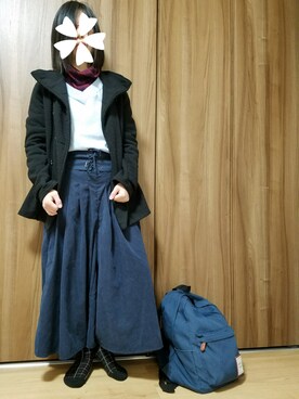 「春意識」｜ユ ヅ キ*さん（レディース・152cm）の冬コーディネート