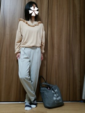 「寒かった」｜ユ ヅ キ*さん（レディース・152cm）の春コーディネート