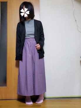 「axes femme（アクシーズファム）のアイテム（ブルゾン）」を使った、ユ ヅ キ*さん（レディース・154cm）の春コーディネート