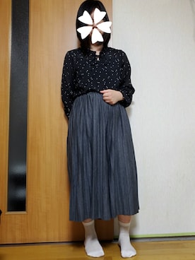 「MAJESTIC LEGON（マジェスティックレゴン）のタイニーハートブラウス（シャツ/ブラウス）」を使った、ユ ヅ キ*さん（レディース・154cm）の夏コーディネート