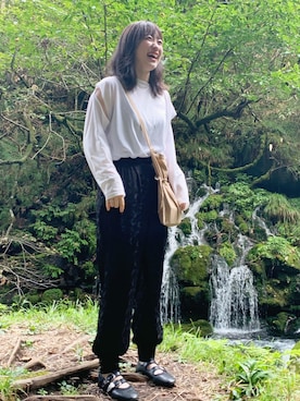 「TODAYFUL（トゥデイフル）のTODAYFUL(トゥディフル) ''Vintage Apron Sacoche'' ヴィンテージエプロンサコッシュ ／11821066（ショルダーバッグ）」を使った、スズさん（レディース・162cm）の秋コーディネート