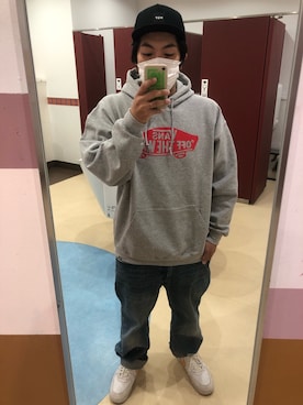 「VANS（バンズ）のアイテム（パーカー）」を使った、yoheeeei-heyさん（メンズ・167cm）の秋コーディネート