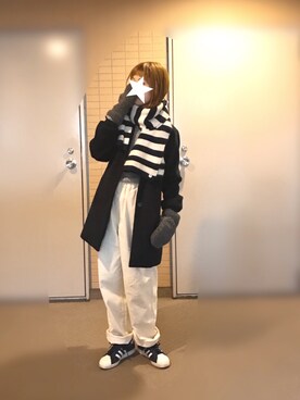 n@omiさん（レディース・159cm）の冬コーディネート