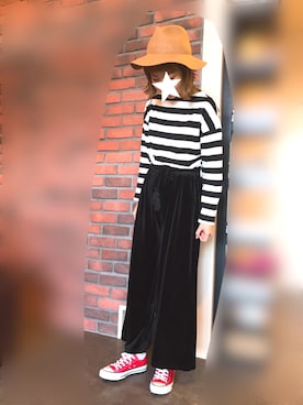 n@omiさん（レディース・159cm）の冬コーディネート