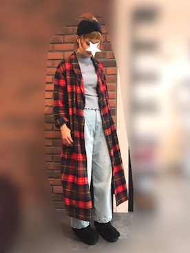 n@omiさん（レディース・159cm）の冬コーディネート