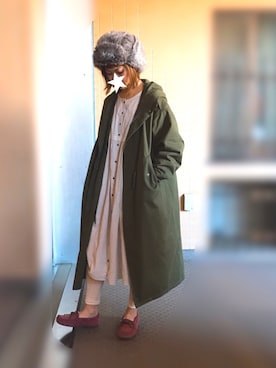 n@omiさん(レディース・159cm)の冬コーディネート