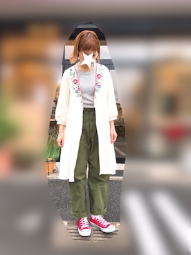 n@omiさん（レディース・160cm）の夏コーディネート