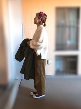 n@omiさん(レディース・159cm)の冬コーディネート