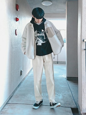 TOTOさん（メンズ・182cm）の冬コーディネート