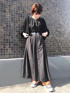 simaさん（レディース・159cm）の秋コーディネート