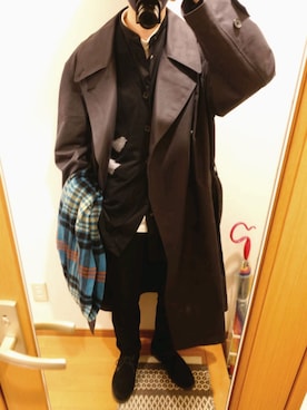 「GEOX（ジェオックス）のアイテム」を使った、たっきさん（メンズ・169cm）の冬コーディネート