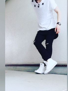 「コーディネート」｜「アイテム（アナログ腕時計）」を使った、Kazukiさん（メンズ・174cm）の秋コーディネート