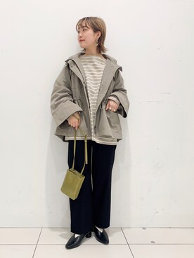 「SENSE OF PLACE by URBAN RESEARCH（センスオブプレイスバイアーバンリサーチ）のアイテム（マウンテンパーカー）」を使った、mizurisaさん（レディース・153cm）の秋コーディネート