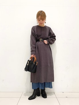 mizurisaさん（レディース・153cm）の冬コーディネート