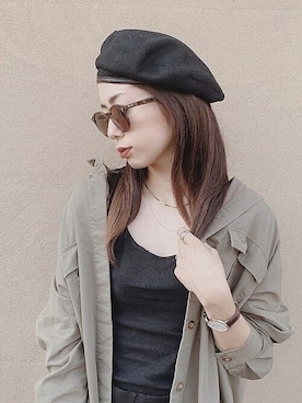 十四 鳩子さん(レディース・160cm)の秋コーディネート