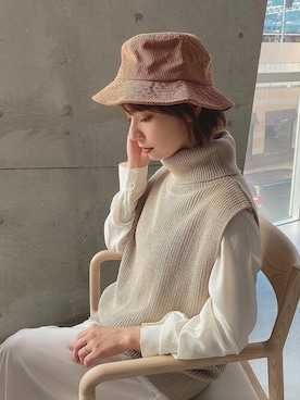 十四 鳩子さん（レディース・160cm）の秋コーディネート