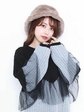「トレンド」｜十四 鳩子さん（レディース・160cm）の冬コーディネート