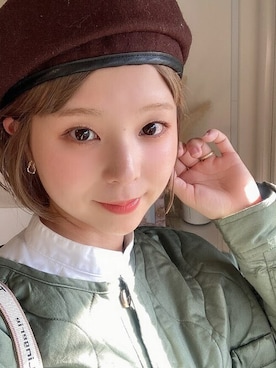 十四 鳩子さん(レディース・160cm)の冬コーディネート