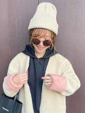 十四 鳩子さん（レディース・160cm）の冬コーディネート