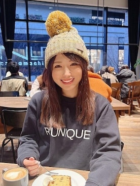 十四 鳩子さん(レディース・160cm)の冬コーディネート