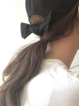 「14+（イチヨンプラス）のアイテム（キャップ）」を使った、十四 鳩子さん（レディース・160cm）の冬コーディネート