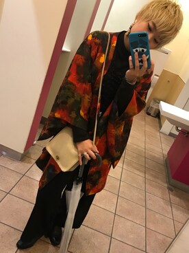 「金髪ショート」｜「アイテム（ジャケット/アウター）」を使った、きょんしーさん（レディース・162cm）の秋コーディネート