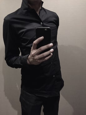 「SHELLAC（シェラック）のアイテム（トップス）」を使った、聡さん（メンズ・176cm）の冬コーディネート
