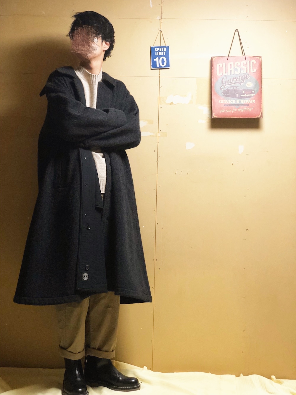 PORTER CLASSICのステンカラーコートを使った人気ファッション