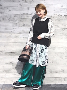 はるこ_HAREさん（レディース・152cm）の春コーディネート