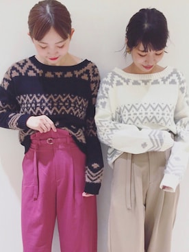 「アイテム（ピアス（両耳用））」を使った、nakata さん（レディース・163cm・20代）の秋コーディネート