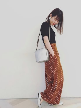 「シルバーバッグ」｜nakata さん（レディース・163cm）の夏コーディネート