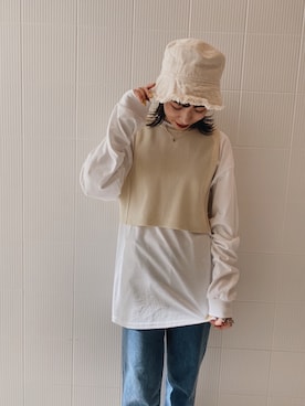 「Beatles」｜nakata さん（レディース・163cm）の冬コーディネート