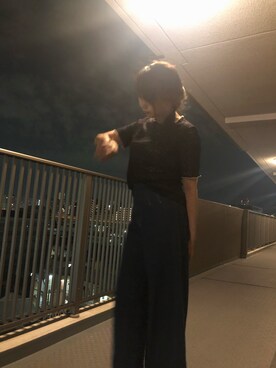 「くるりんぱヘアー」｜Azyuさん（レディース・158cm）の秋コーディネート