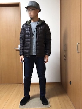 「AEON STYLE（イオンスタイル）のアイテム（ジャケット/アウター）」を使った、de-on chanさん（メンズ・165cm）の冬コーディネート