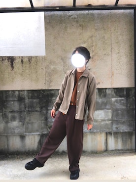 「ONE DAY KMC （ワンデイケーエムシー）のアイテム（シューズ）」を使った、Ken  さん（メンズ・178cm）の秋コーディネート