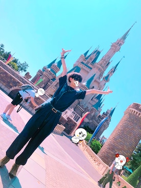 「MARC JACOBS（マークジェイコブス）のアイテム（ファッション雑貨）」を使った、まえちゃんさん（メンズ・170cm）の夏コーディネート