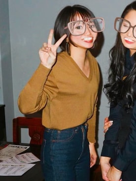 Sakuraさん（レディース・154cm）の冬コーディネート