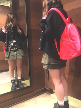 「そらまち」｜知奈津さん（レディース・156cm）の春コーディネート