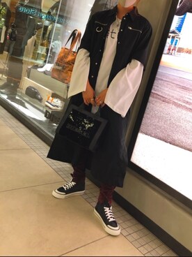 「そらまち」｜知奈津さん（レディース・156cm）の秋コーディネート
