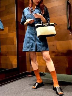 「diesel」｜知奈津さん（レディース・156cm）の春コーディネート
