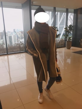 「DOWBL（ダブル）のアイテム（ニット/セーター）」を使った、Tさん（メンズ・172cm）の春コーディネート