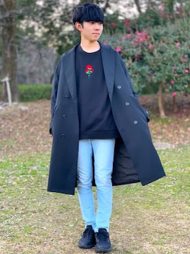 「jiggys shop（ジギーズショップ）のアイテム」を使った、れいたさん（メンズ・167cm・20代）の冬コーディネート