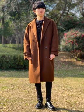 れいたさん（メンズ・167cm）の冬コーディネート