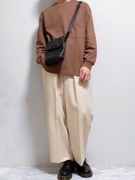 「着回しなら任せて」｜れいたさん（メンズ・167cm）の秋コーディネート